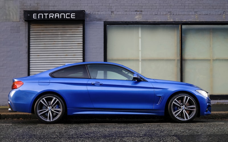 Car driving on open road